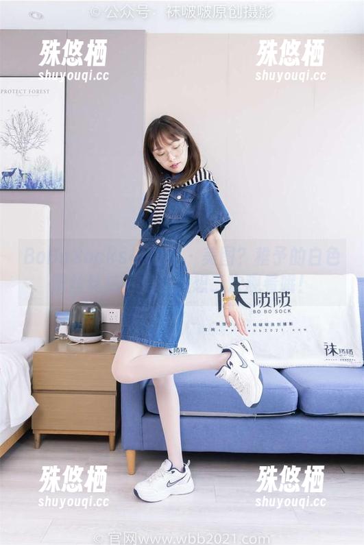 BoBoSocks袜啵啵-稚予 BoBoSocks袜啵啵 - 美图?稚予的白色蕾丝丝袜可是让人想二次观看哦!