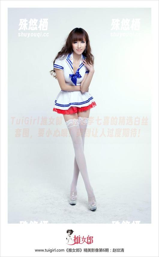 TuiGirl推女郎-李七喜 TuiGirl推女郎 - 尝试李七喜的精选白丝套图,要小心哦!美到让人过度期待!
