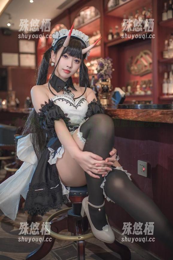图集来了！宫本樱用无圣光彻底征服奥古斯特女仆装！