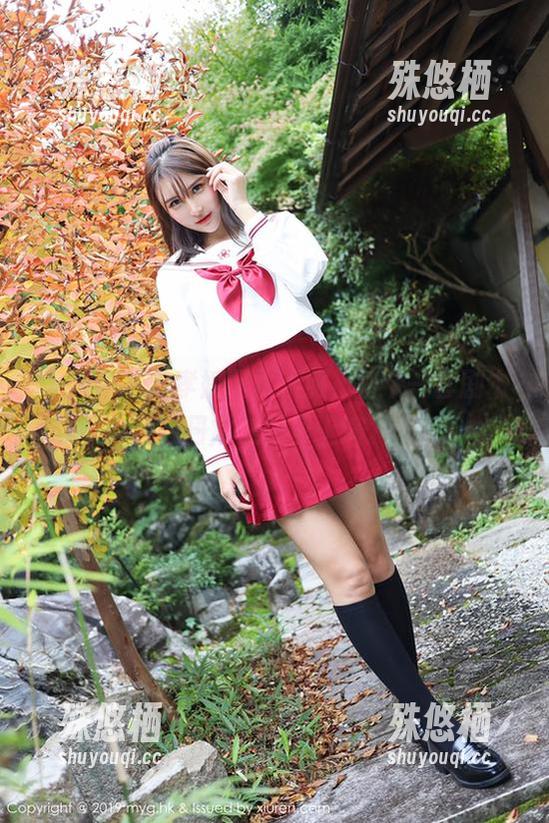 美媛馆-田孝媛 美媛馆 - 田孝媛配水手服,整个一套剧本在日常美图里上演。